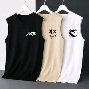 PAKET HEMAT Kaos Singlet Lekbong Pria 3 Pcs 50ribu Singlet Santai GYM Bahan Adem 4 Ukuran M L XL XXL