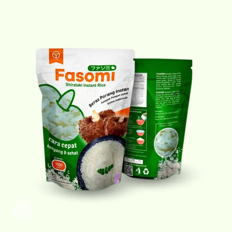 FASOMI BERAS PORANG 1 KG | SHIRATAKI Tinggi Serat Rendah Kalori 1