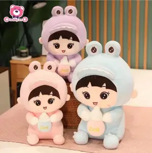 Boneka Lucu Candy Dot 35cm Bahan Plush Hadiah Anak Berlabel SNI