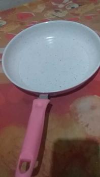 Product Review of Panci Teflon Frypan Marble Enamel / Teflon Frypan Marble Berwarna / Teflon Frypan Enamel Anti Lengket penggorengan anti lengket Kitchenware teflon  serbaguna from u**8 0