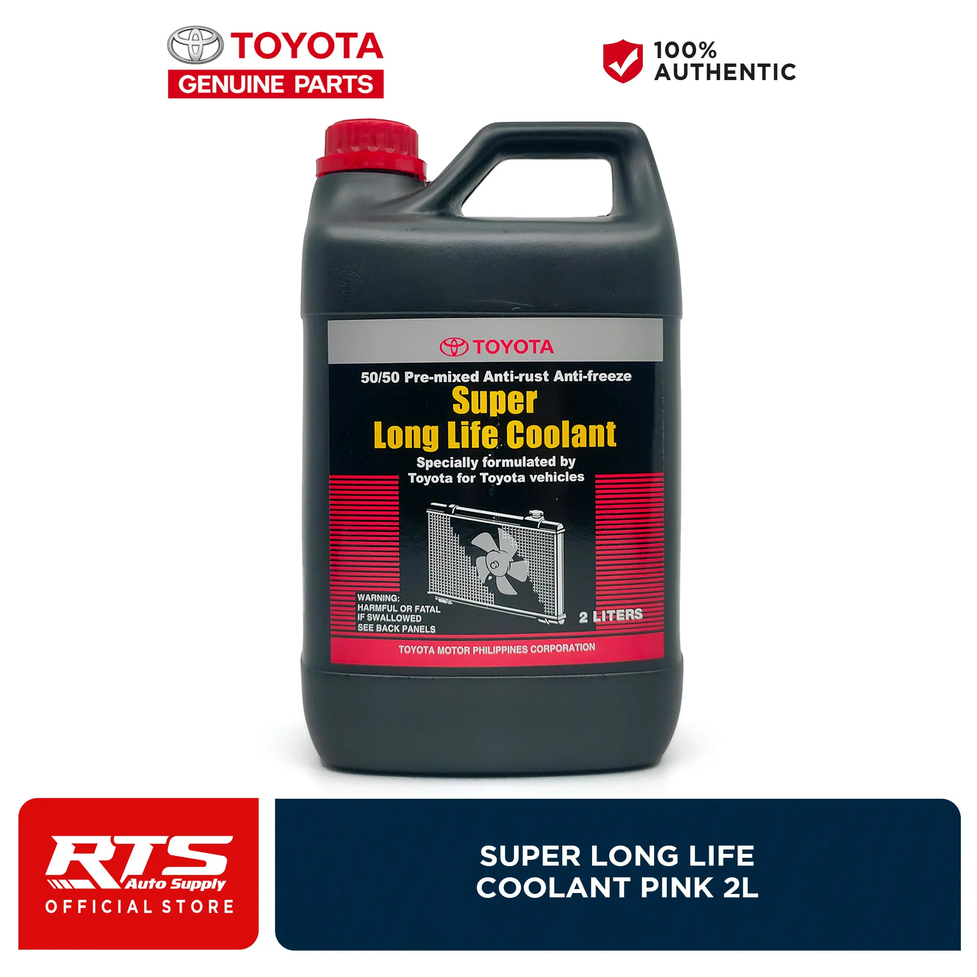 Toyota Genuine Coolant Pink Super Long Life Anti Rust and Anti Freeze ...
