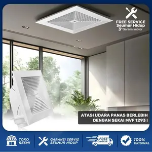 SEKAI Exhaust Fan 30 Cm / 12 Inch MVF1293 Exhaust Plafon MVF-1293 OKAYAMA OK12X SNI GARANSI RESMI