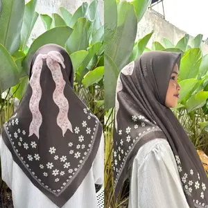 hijab voal best series motif pita hijab segi empat premium