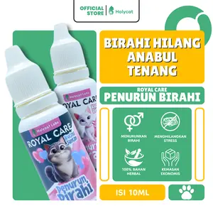 Holycatlabs Royal Care Herbal Penurun Agresivitas Kucing isi 10ml