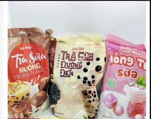 Kẹo Dẻo Trà Sữa THAICOFC 300gr Gói - Viên Kẹo Thơm Lừng Ngọt Ngọt Béo Béo