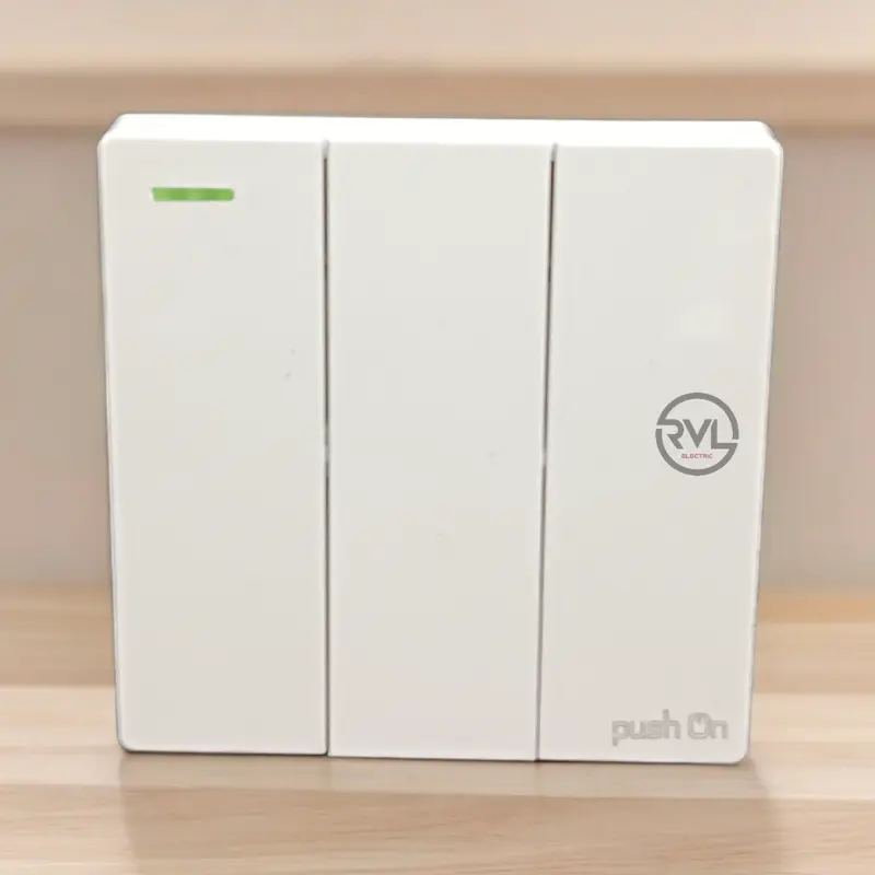 PUSH ON Saklar Premium IB Series Saklar Engkel / Saklar Seri / Saklar Triple / Stop Kontak / Saklar Engkel Stop 3