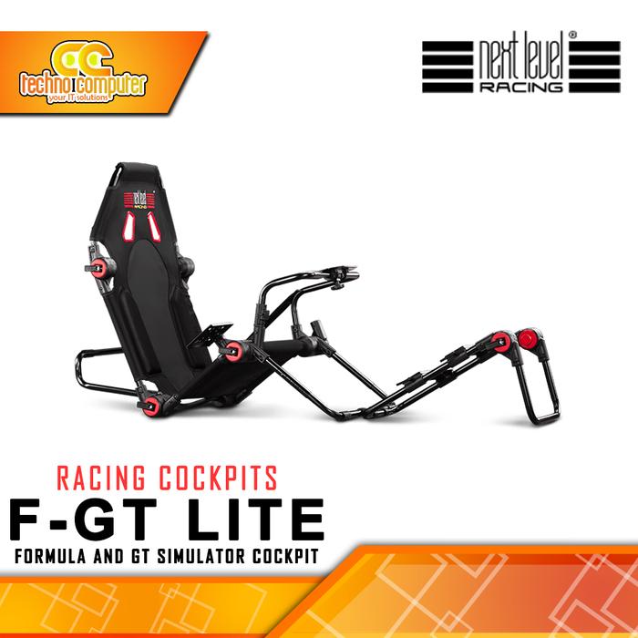 Gambar Next Level Racing F-GT Lite Formula and GT Simulator Cockpit dari Techno Computer Bali Kota Denpasar Tokopedia