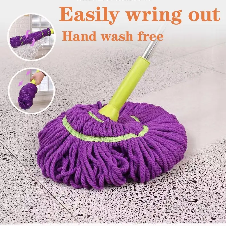 Magic Spinning Mops Set Twist Mop Water Locking Mop No Hand Wash Mop putaran ajaib putaran mop kunci air mop bebas tangan