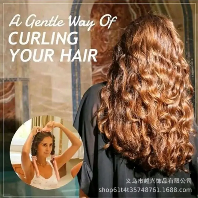 Alat keriting rambut pengeriting manual hair curly tanpa listrik heatless hair rollerr 2