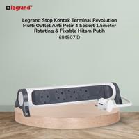 Gambar Legrand Stop Kontak Terminal Revolution Multi Outlet Anti Petir 4 Socket 1.5meter Rotating & Fixable Hitam Putih - 694507ID dari LegrandPowerSolution.id Kota Administrasi Jakarta Barat 1 Tokopedia
