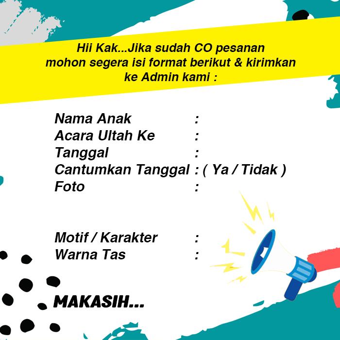 Product Introduction of 60 pcs - Tas Souvenir ulang tahun anak Tas ulang tahun anak murah Custom 1