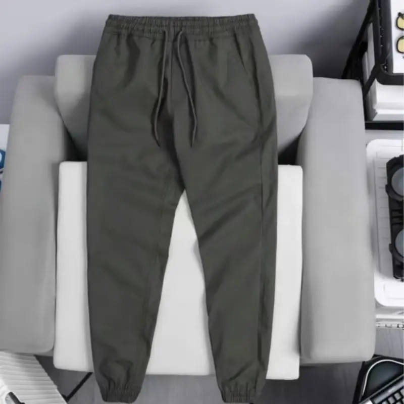 Combo 2 quần jogger kaki                               Chất kaki mềm co giãn nhẹ màu đen , rêu, xám đậm , xám nhạt , xám xi măng, nâu vàng size 28 29 30 31 32 33 34 35 36 Sport Tập Thể Dục Gym Trang Phục 4
