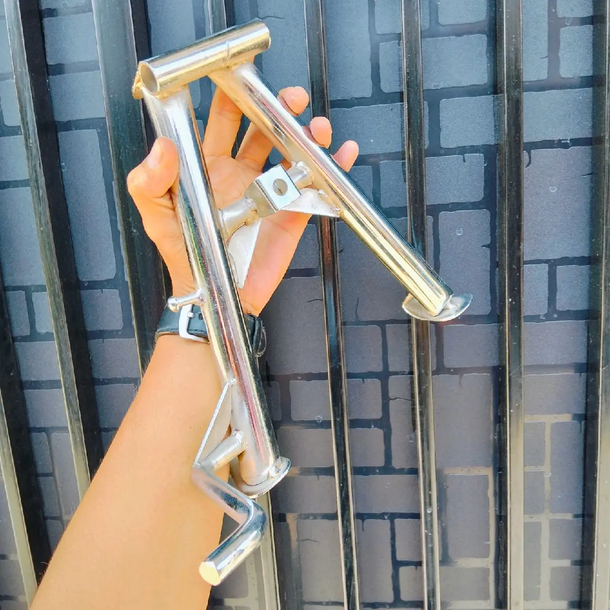 Standar Tengah Satria 2Tak Crom/Poles