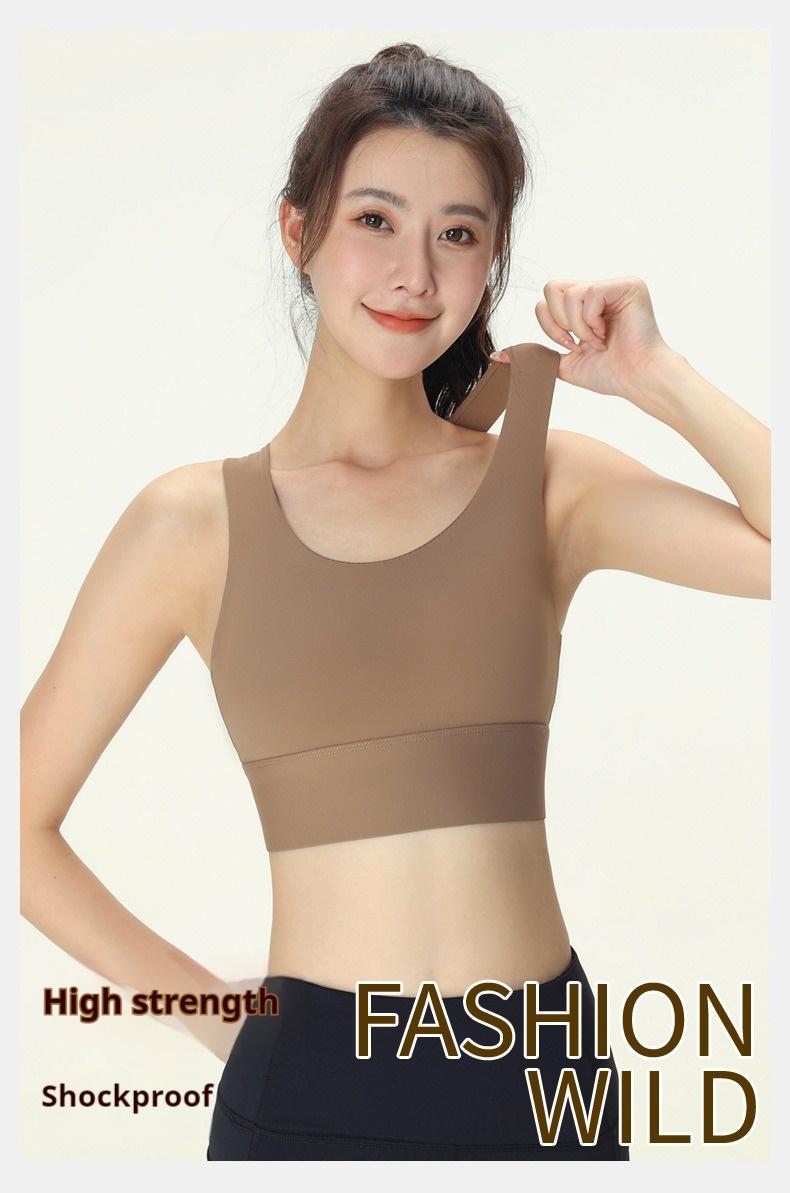 Product Introduction of High-Intensity Sports Bra for Women - Anti-Shock, Moisture-Wicking, Fixed Cups,Stylish Back Design Women's Sports Tank Top 8