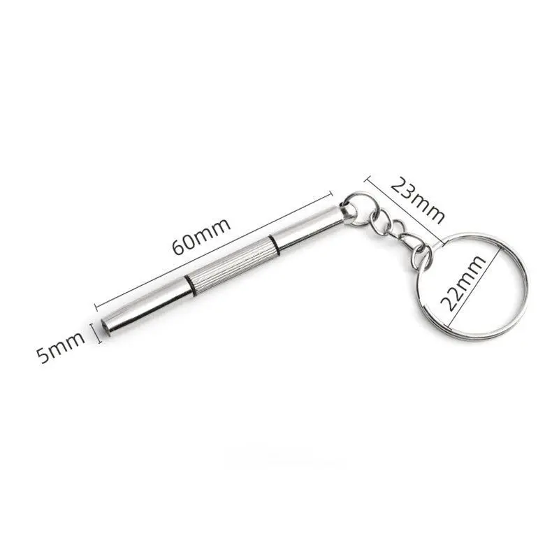 Gantungan Kunci Obeng Emergency Screw Driver Keychain JM 1