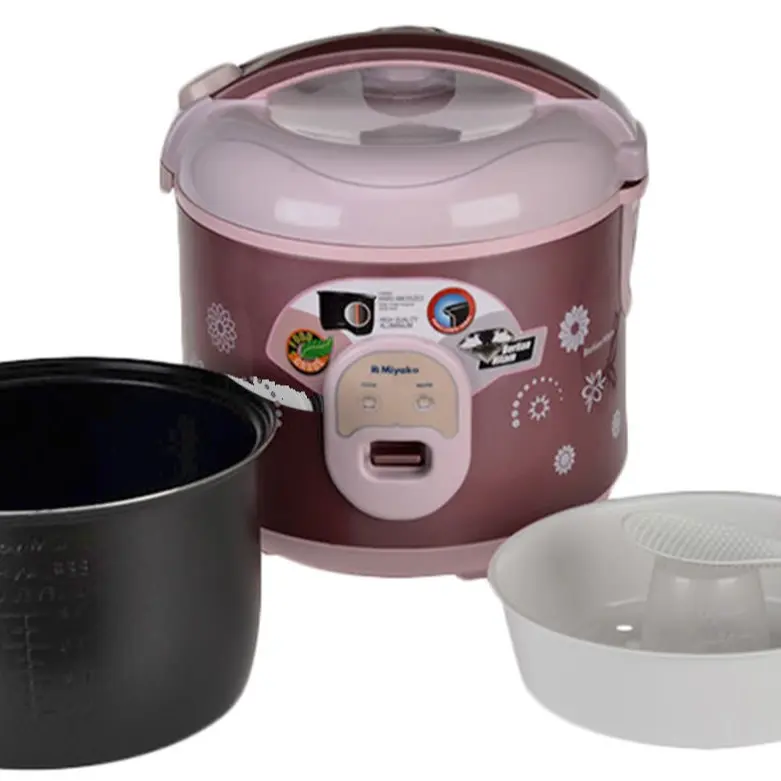 Magic Com Miyako [MCM-18BH B] kapasitas 1,8L Pink Hitam 2
