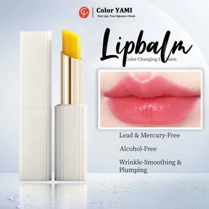Balsem Bibir Tukar Warna: Membaiki Bibir Kering & Pecah Mengurangkan Garis Bibir Menambah Kilauan Bibir Tahan Lama 12 Jam Bebas Plumbum & Merkuri Tanpa Alkohol tinted lip balm vitamin e alcohol-free plumper