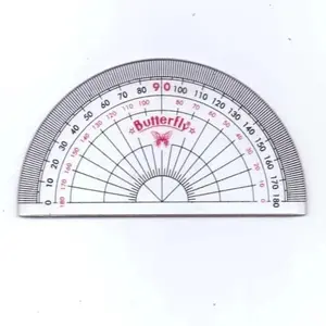 Butterfly Protractor 180° / Penggaris Busur 180° Butterfly