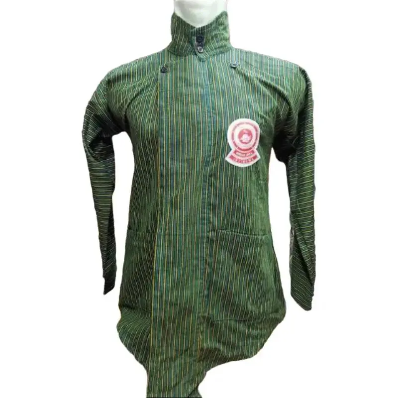 Set baju surjan lurik tradisional pria dewasa adat jawa-Baju pria adat jogja solo Motif 5