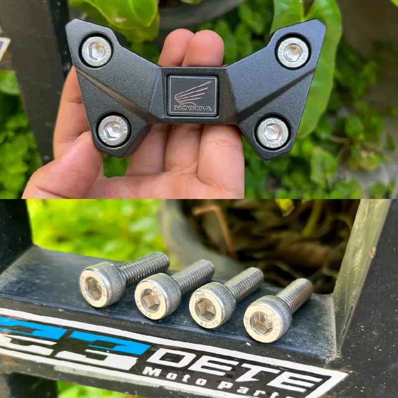 baut raiser / klem stang stainless M8 (baut 12) CB150r Ninja R old rx king scorpio vixion dll 2