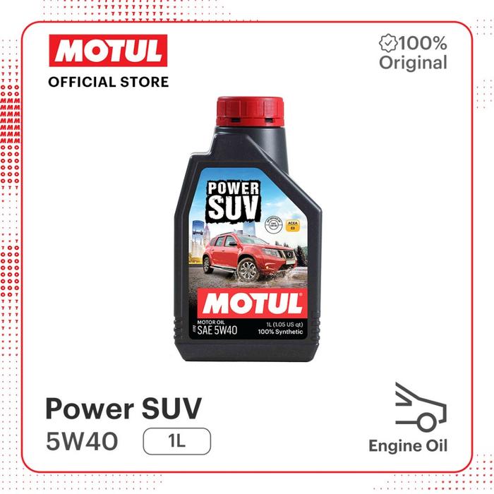 Gambar MOTUL Power SUV 5W40 1L Oli Mesin Mobil SUV dari MOTUL Indonesia Kota Administrasi Jakarta Utara Tokopedia