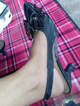 Product Review of flow edelweis shoes hils 5 cm/ab 047  Heels Pesta Karet Wanita ini High 4 from R**a O**a 2