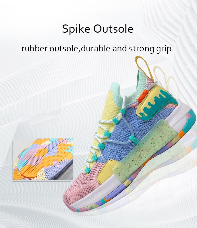 Product Introduction of IEAGO Original Quality Spike Men Women Basketball Shoes Jogging Fitness Breathable Outdoor Sport Sneakers 26
