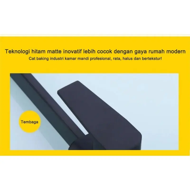 Kran Tembok Air Bak Mandi/Hitam Kran Angsa/Keran Wastafel Dapur/Kran Shower Kran Tembok Panjang 6