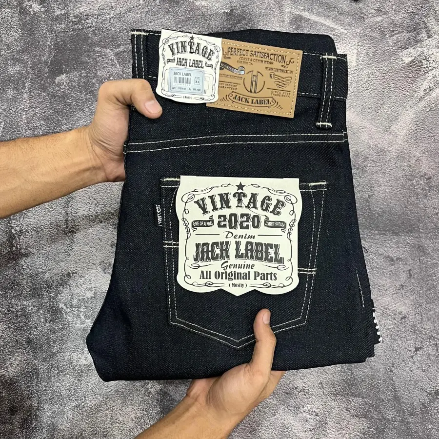 new jack label // celana jeans REGULER clasic premium DENIM 14OZ