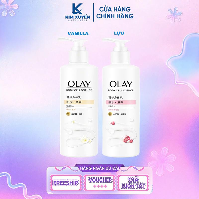 (OLAY B5) Sữa dưỡng thể OLAY Body Cellscience B5 + Moisturizing 260g - MẪU MỚI