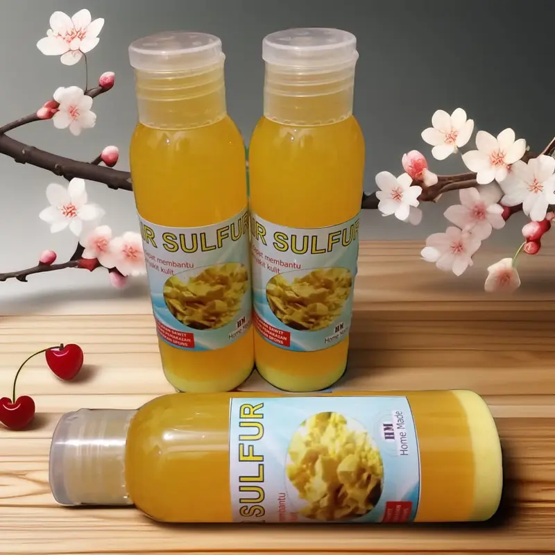 sabun belerang cair original obat kulit isi 5 botol kemasan 100ml cod 3