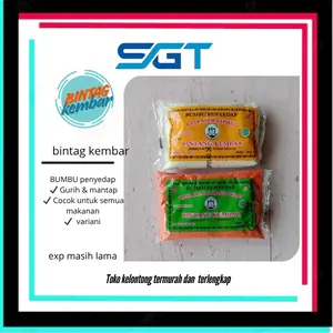 Atom Bintang Kembar bumbu tabur bubuk aneka rasa kemasan 50gr