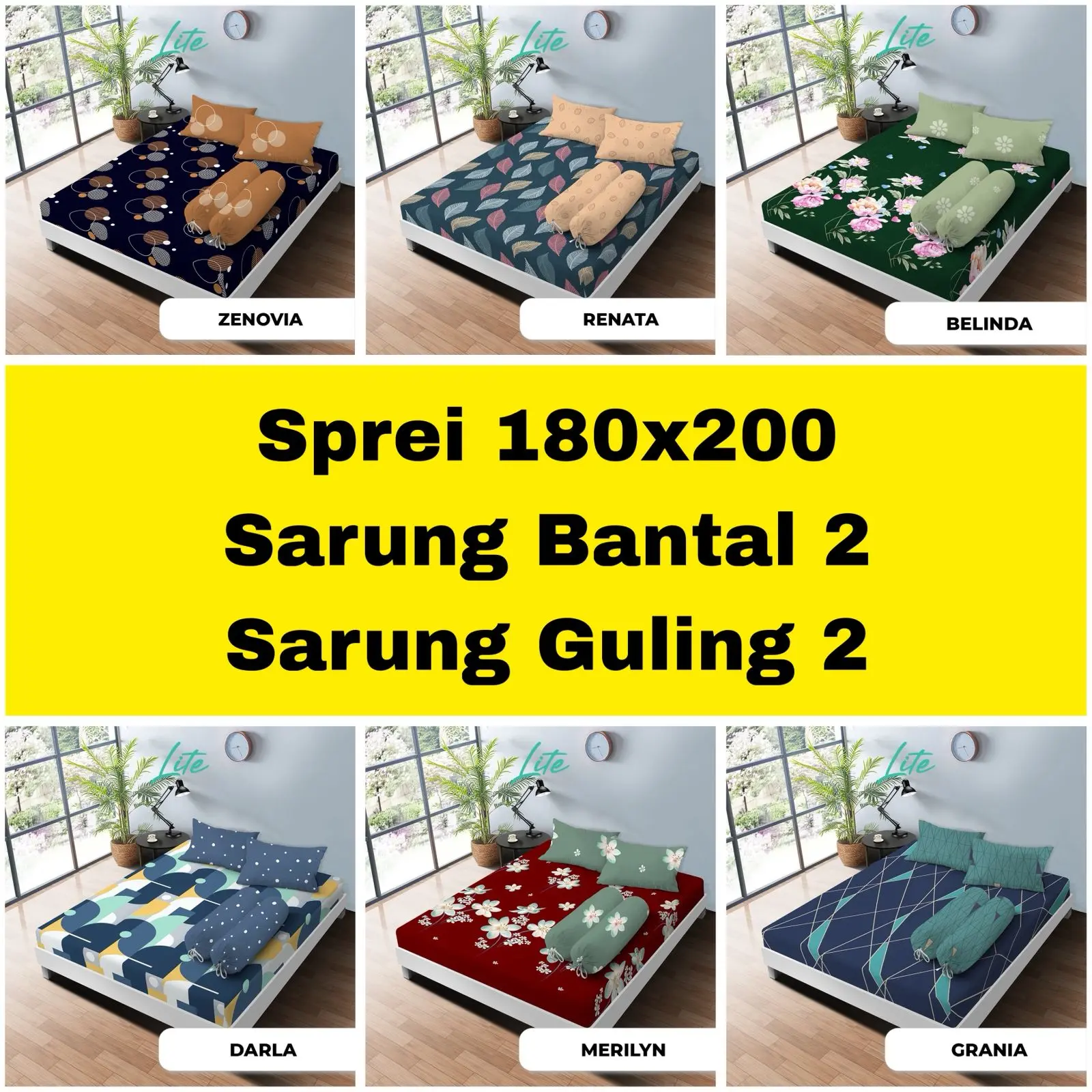 Kintakun Sprei LITE King Size Uk. 180x200 cm