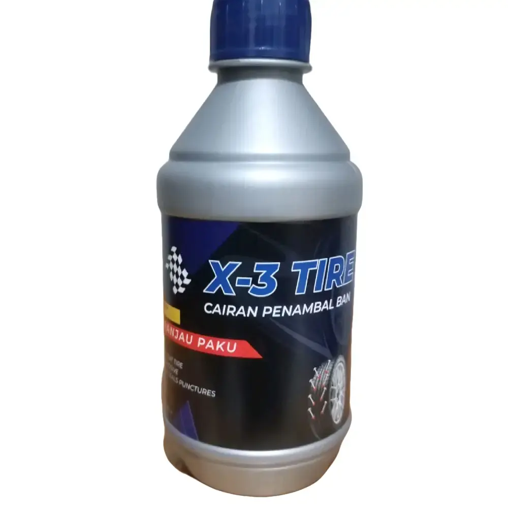 1 botol cairan tubles x-3 tire & pembuka tutup pentil dalam