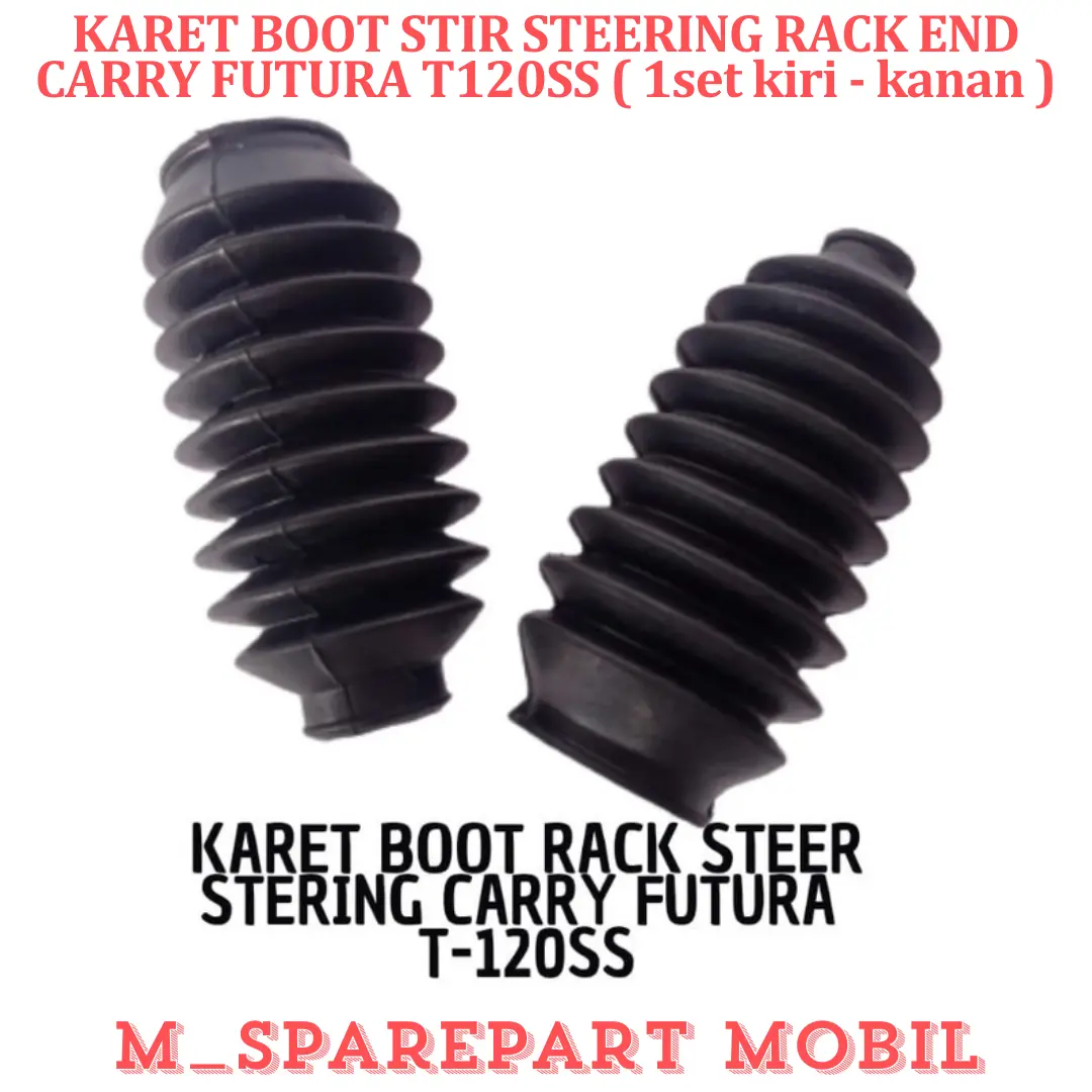 KARET BOOT STIR STEERING RACK END CARRY FUTURA T120SS SPAREPART MOBIL