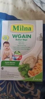 Product Review of Milna Bubur Bayi Wgain Ayam Bayam 120gr 6+ from d**s 0