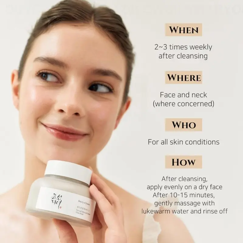 Beauty of Joseon Ground Rice and Honey Glow Mask 150 ml NGXTGH 5