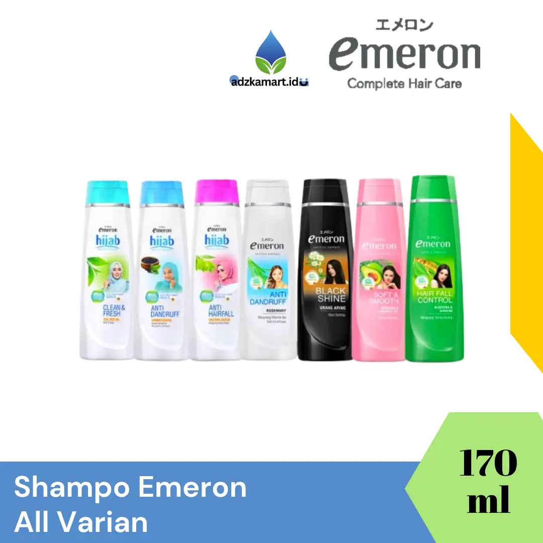 Shampo Emeron Hijab/Black Shine/Aloevera Ginseng 170ml