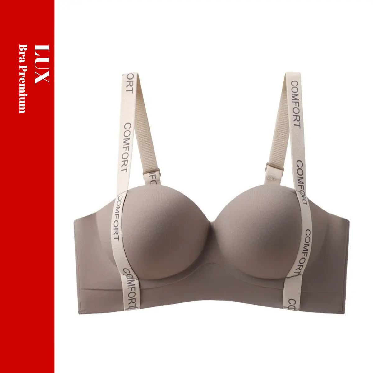 [LUX] L084 Bra Push Up Wanita Tanpa Kawat Nylon Seamless Busa Tebal Premium