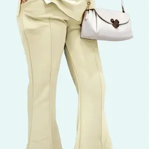 flare pants cutbrey kenit japan celana cut bray Tebal Nyaman Waist