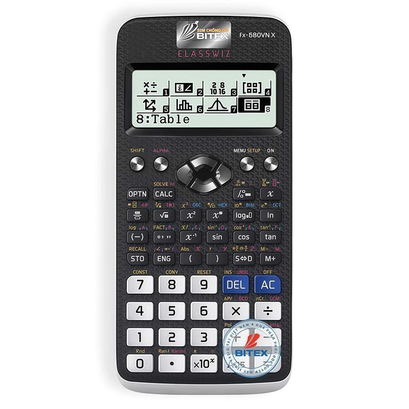 Máy tính Casio Fx-580VNX dành cho học sinh cấp 2 cấp 3