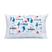 Gambar Sarung Bantal Anak Restking 38x58 cm Motif M007 - Dino Blue dari Clarissa Spring Bed Kota Bandung 5 Tokopedia