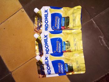 Product Review of Dapat 3 pcs Indomilk susu kental manis 260gr creamy original Food Flag from f**l 0