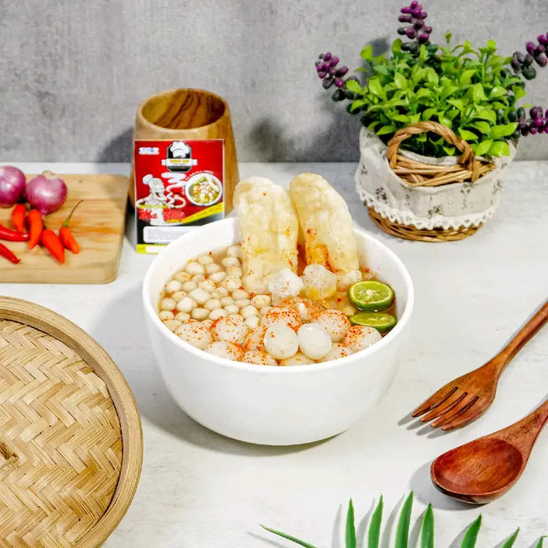 Baso Aci Suir Ayam Jumbo / Baso Aci Home made / Baso aci Instan khas garut / Baso aci termurah Instan Food Kuah Makanan Pedas Cuangki Seblak 4
