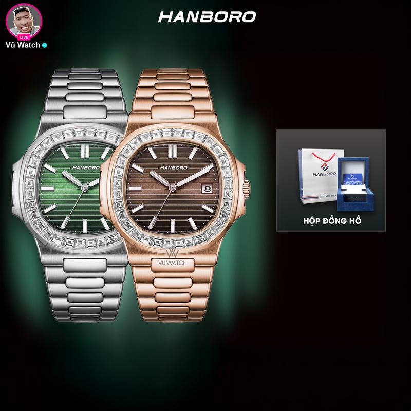 Đồng Hồ HANBORO 8021-2 PATEK [38] | Nhà phân phối chính thức Vũ Watch |