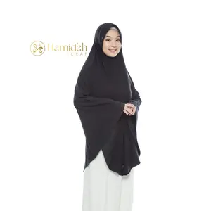 Hamidah - HIJAB SYAR'I INSTAN JIlbab JUmbo Kerudung Jumbo PET ANTEM  HAMIDAH  JARSY JUMBO XXL Muslim Panjang