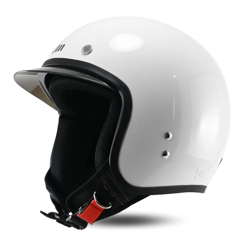 Helm Bogo Retro MJM Capelo Solid Kekinian Inner Visor SNI (BISA COD) 2
