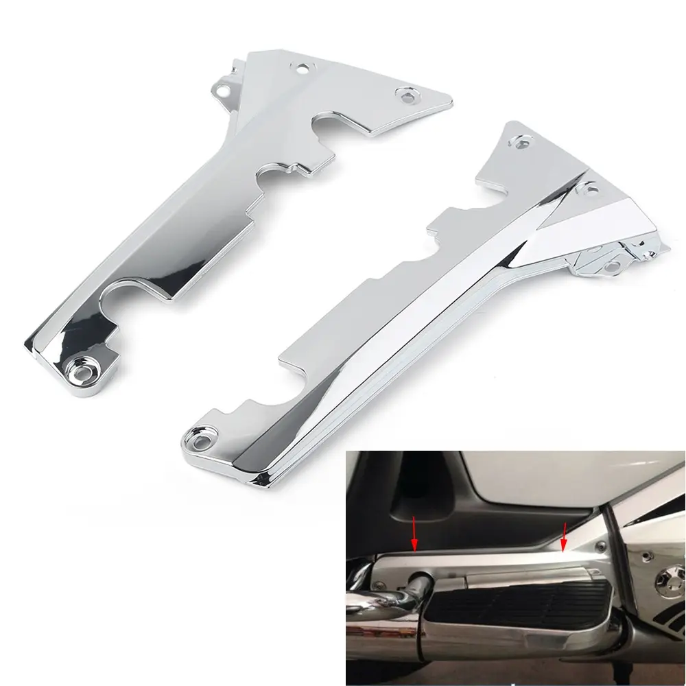 Gold Wing GL1800 ABS Motorcycle Chrome Fairing Lower Rear Frame Decoration Cover For Honda Goldwing GL 1800 2001-2009 2010 2011