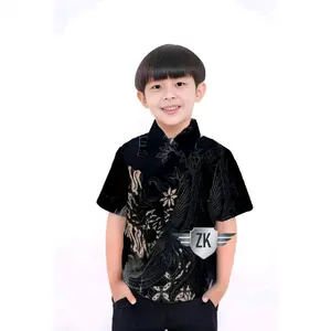 Kemeja Batik Anak Laki laki usia 2-12 Tahun Nyaman, Adem Lengan Pendek hem baju batik anak fashion