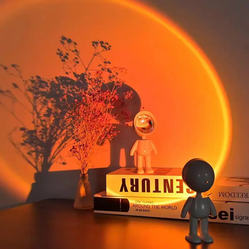PPLUS lampu Sunset  Projie/lampu led kamar/lampu led kamar estetik//promo elektronik termurah cable lamp projector 2